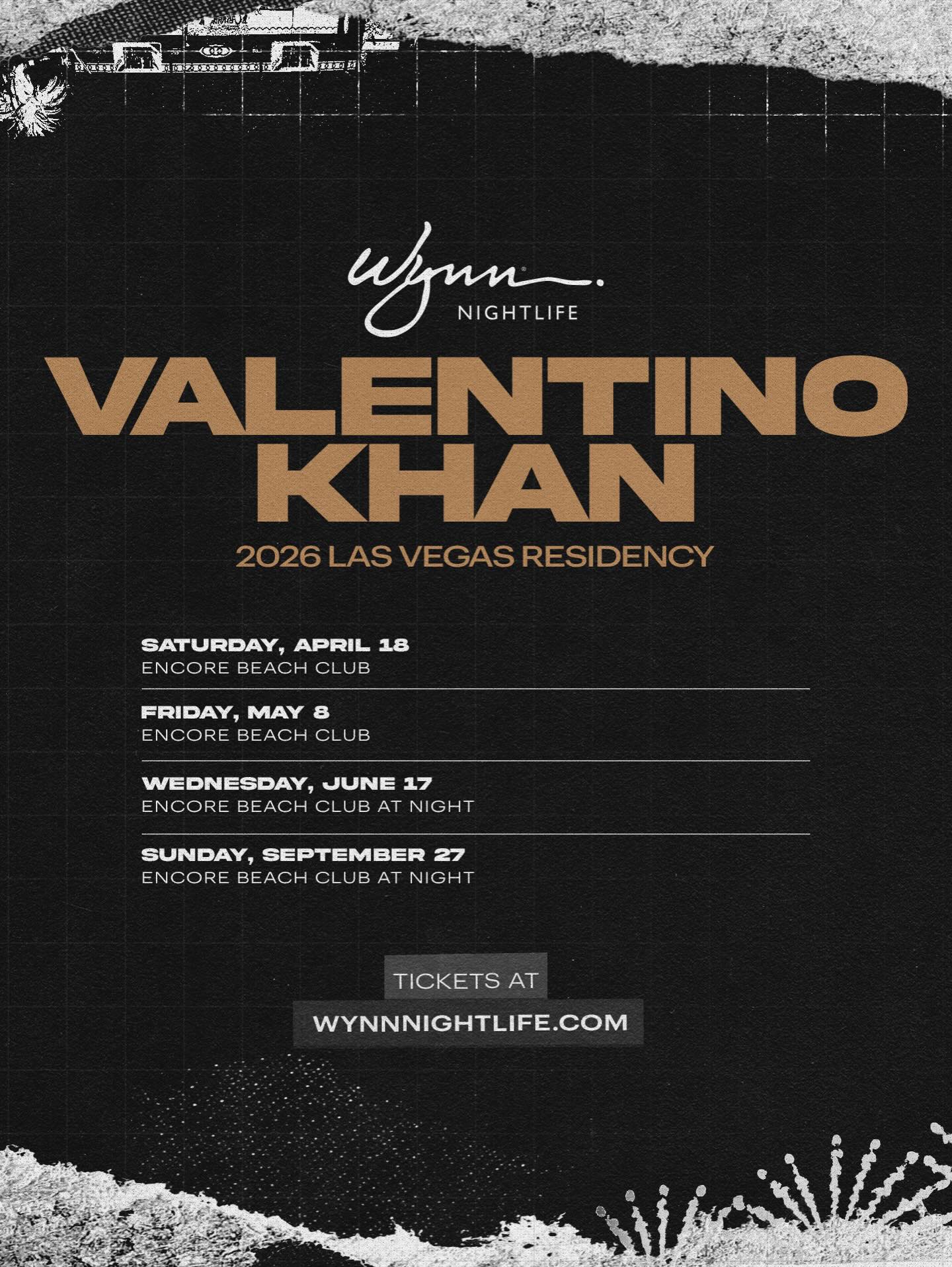 Valentino Khan Tour Poster 2026